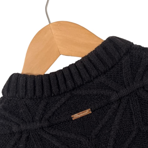 DSQUARED2 Sweater Sleeveless Black Textured Dress - Picture 7 of 9